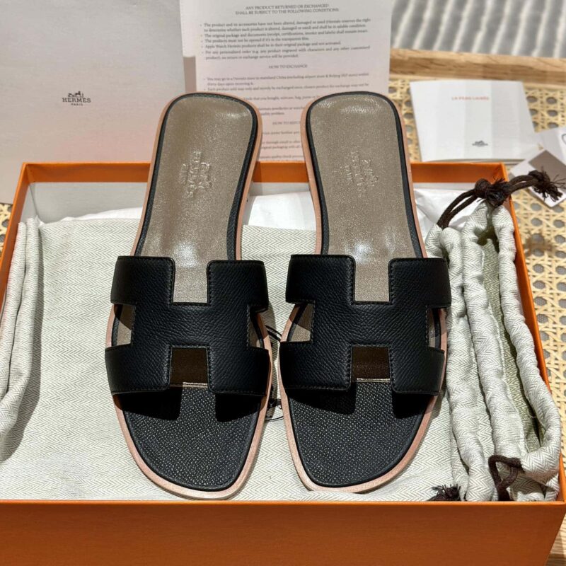 Hermès 真皮大底 H拖鞋
