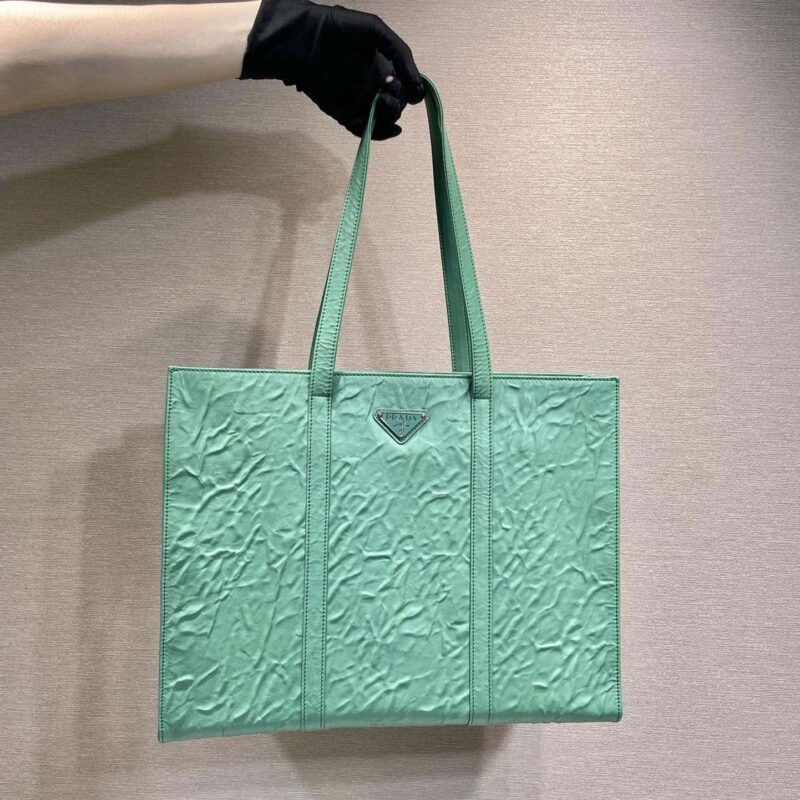 PRADA 新款托特包🎉1BG460绿色