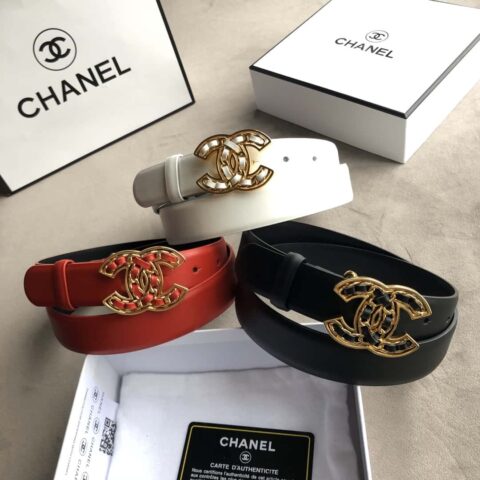 CHANEL 链条扣女士腰带3.0cm