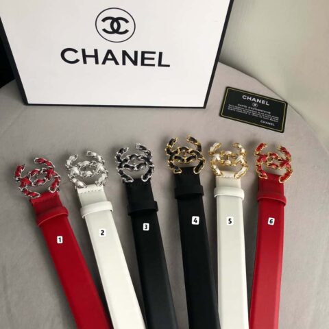 CHANEL 链条扣女士腰带3.0cm