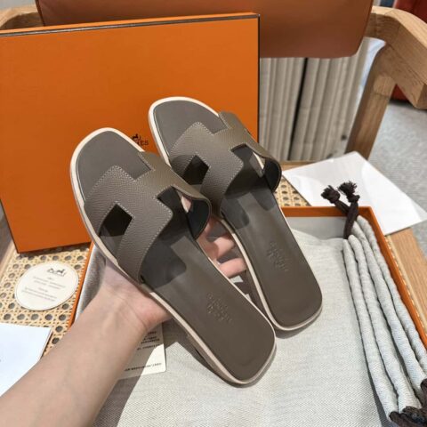 Hermès 真皮大底 H拖鞋