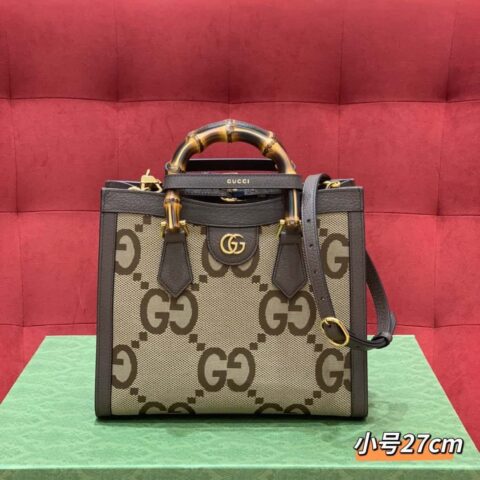 GUCCI Gucc1 Diana 帆布托特包 660195