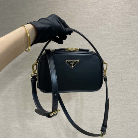 PRADA 新款迷你手袋 1BH203黑色