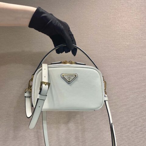 PRADA 新款迷你手袋 1BH203白色