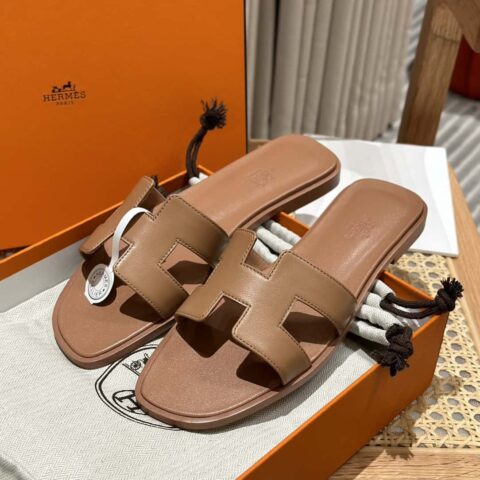 Hermès 真皮大底 H拖鞋