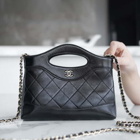 CHANEL 24C 横款31bagmini AS3656黑色