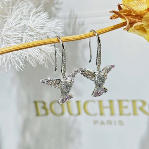 ☀新款 BOUCHERON/宝诗龙动物系列蜂鸟耳钉耳环 ☀