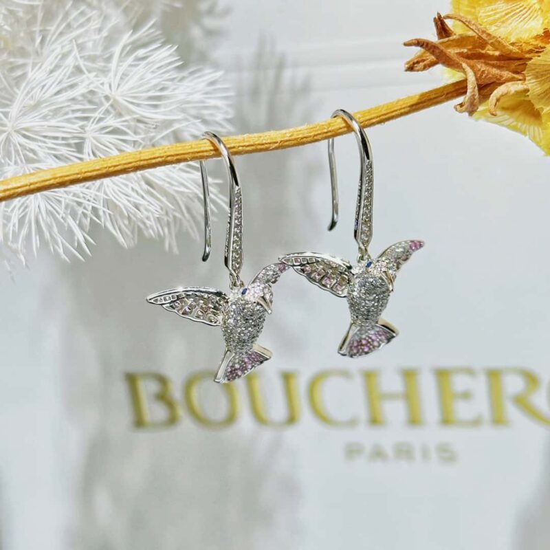 ☀新款 BOUCHERON/宝诗龙动物系列蜂鸟耳钉耳环 ☀