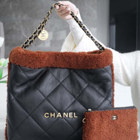 CHANEL 季节限定泰迪熊款 AS3261黑棕