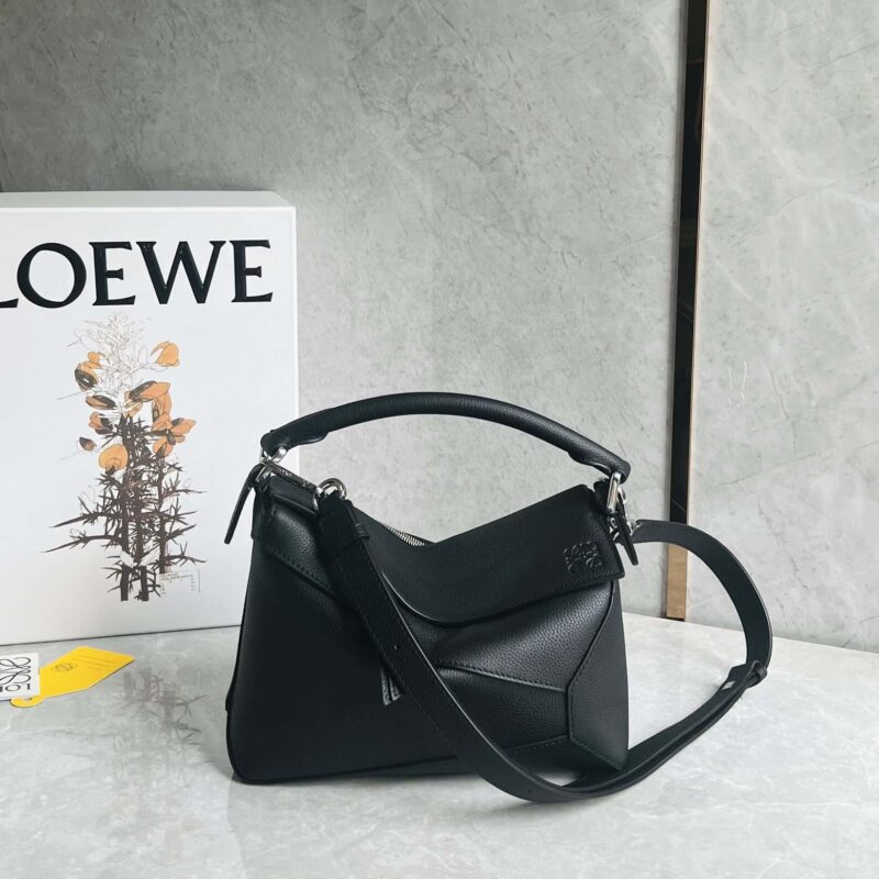 LOEWE puzzle 几何包 24cm 0681黑色
