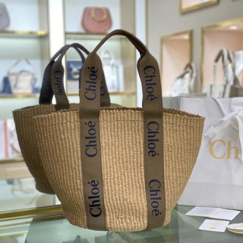 Chloe Large Woody Basket 提篮包 6865大单绿 48CM