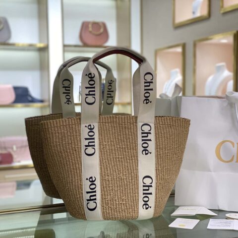 Chloe Large Woody Basket 提篮包 6865白色 48CM