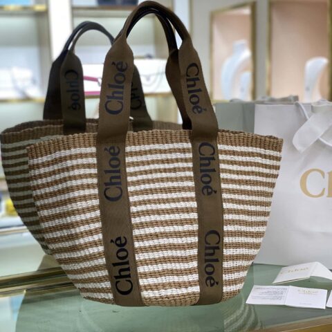 Chloe Large Woody Basket 提篮包 6865大双绿 48CM