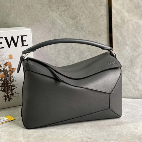 LOEWE 最新款 高级灰Puzzle bag几何包 0532大号36.5CM