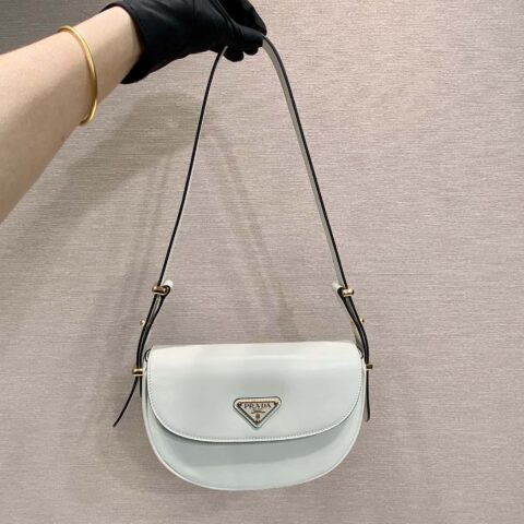 PRADA🎉新品🎉1BD365双条肩带👏👏白色