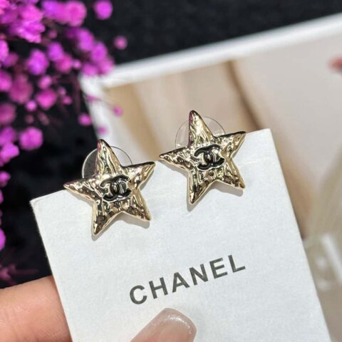 ❗️新品❗️☀️新款☑️ 香奈儿c1双c五角星⭐星星耳钉耳环 ☀️