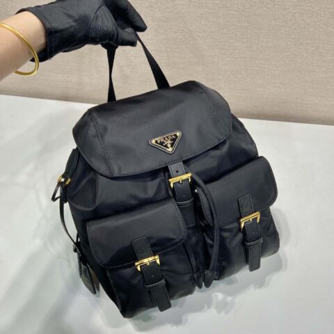 PRADA🎉金扣经典背包🎉1BZ677金色五金