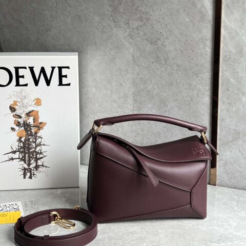 LOEWE 最新做法puzzle 深枣红 0681