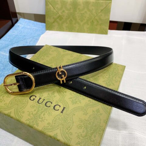 GUCCI 2024早春系列女士腰带 2.5cm