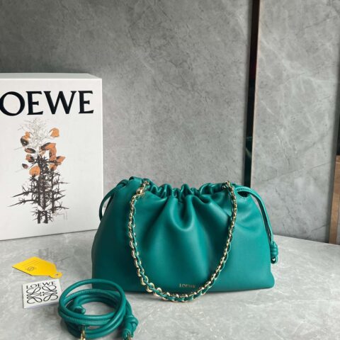 LOEWE Flamenco Purse福袋 0803翡翠绿30cm