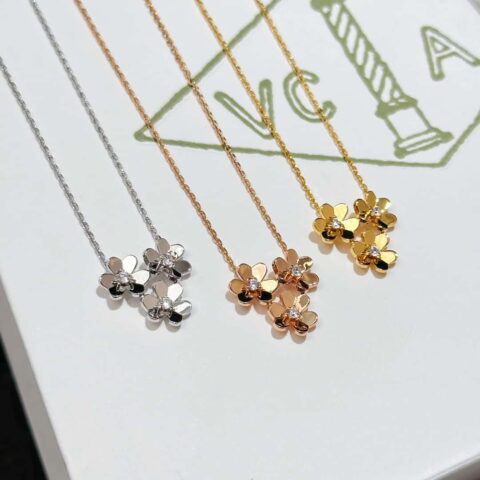 ❗️新品❗️ 原单货  ☀️Van Cleef &Arpels 梵克雅宝FRlVOLE系列三花项链 ☀️