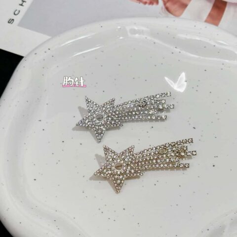 新款☑️DIOR迪奥满钻五角星彗星胸针