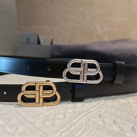 BALENCIAGA巴黎世家 锁扣BB腰带 2.5CM