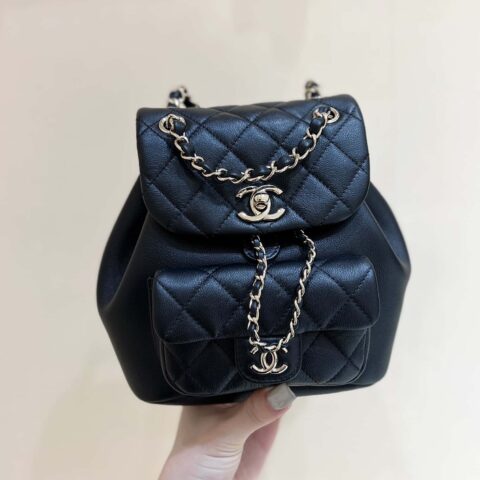 CHANEL 经典万年款duma小背包 AS2908黑色