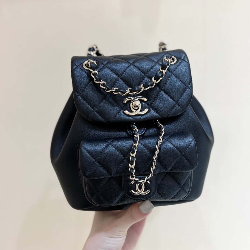 CHANEL 经典万年款duma小背包 AS2908黑色