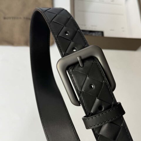 BottegaVeneta葆蝶家最新编织款式腰带 3.5cm