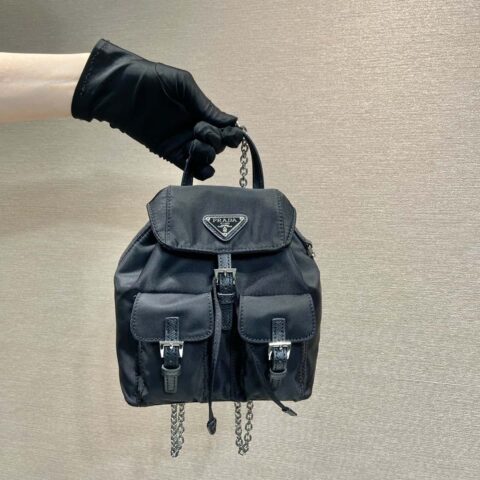 PRADA🎉迷你小背包🎉1BH029升级版🎉🎉黑色