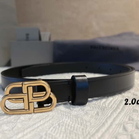 BALENCIAGA巴黎世家 锁扣BB腰带 2.5CM