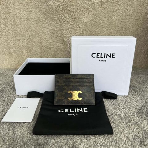 CELINE TRIOMPHE标志印花卡包 10L832老花色