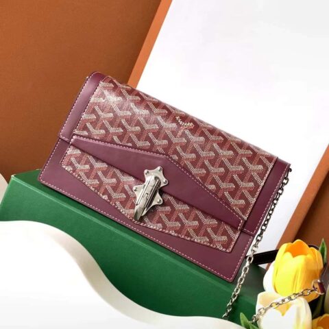 Goyard戈雅 Duchess Marie-Caroline 包020241-酒红