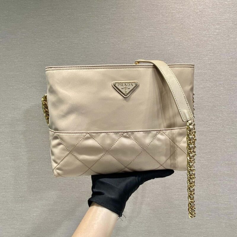 PRADA 🎉中古斜挎包🎉🎉🎉1BD645杏色