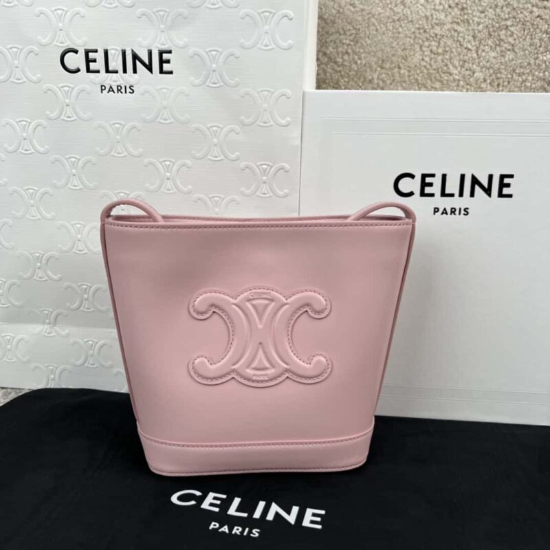 celine CUIR TRIOMPHE迷你光滑牛皮水桶包 10L433