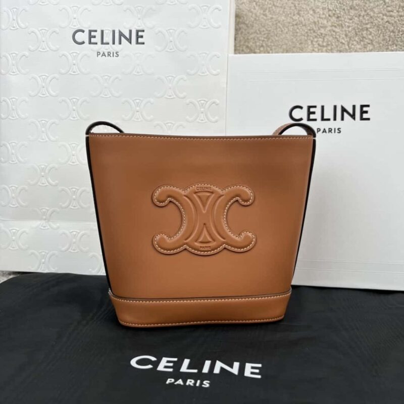 celine CUIR TRIOMPHE迷你光滑牛皮水桶包 10L433
