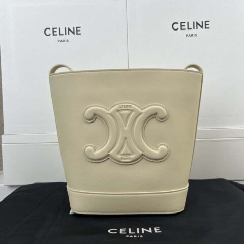 celine CUIR TRIOMPHE小号光滑牛皮水桶包 198243