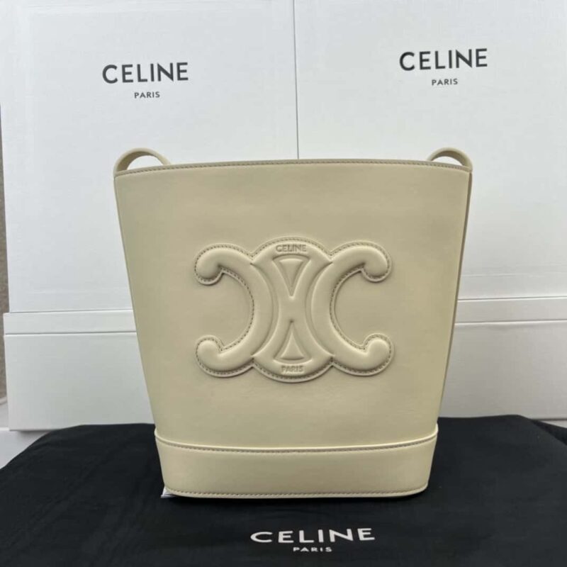 celine CUIR TRIOMPHE小号光滑牛皮水桶包 198243