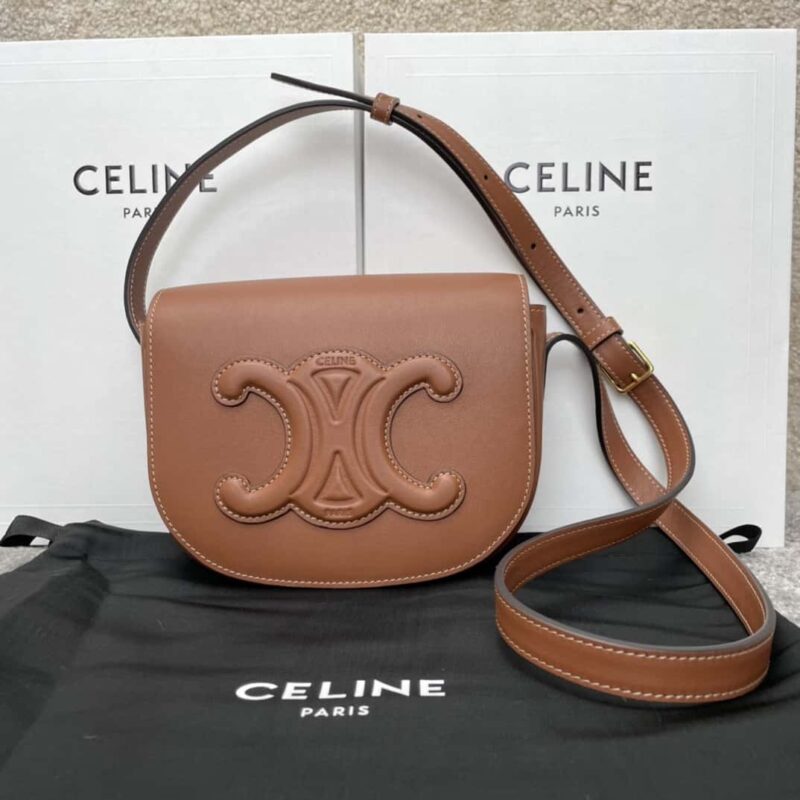 celine CUIR TRIOMPHE手袋马鞍包 198263