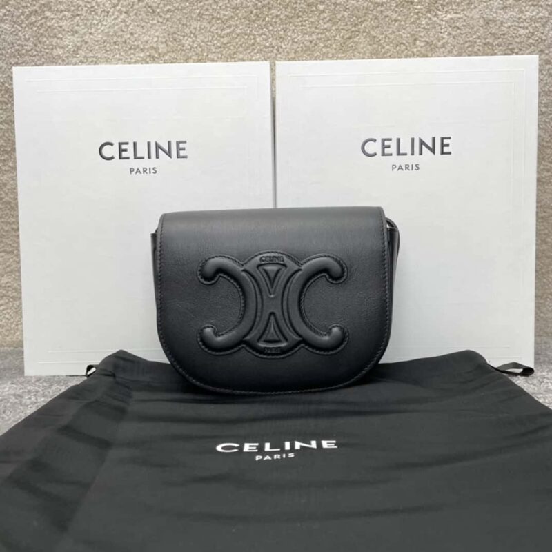 celine CUIR TRIOMPHE手袋马鞍包 198263