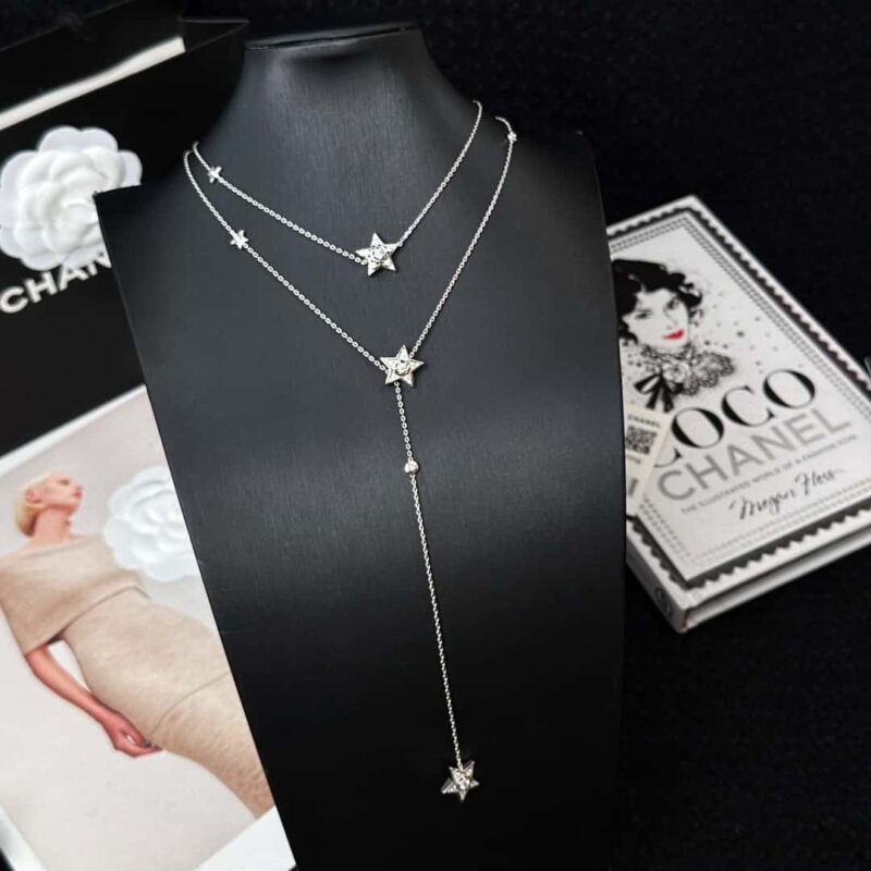❗️新品❗️☀️新款☑️ 香奈儿五角星双c项链毛衣链 ☀️