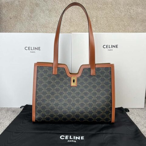 CELINE CABAS 16 标志印花手袋 112583