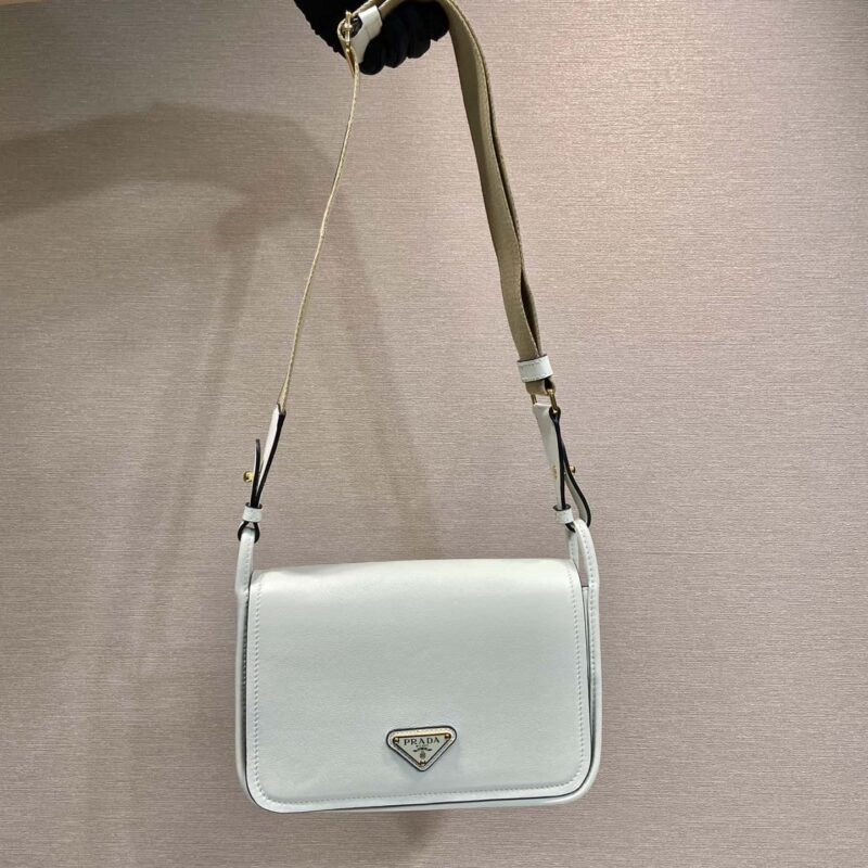 PRADA👏新款双肩带包👏1BD372