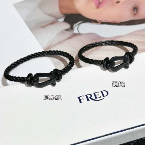 ❗️新品❗️磨砂款 尼龙绳 钢丝绳☀️费雷德 Fred磨砂黑武士手绳手链 ☀️