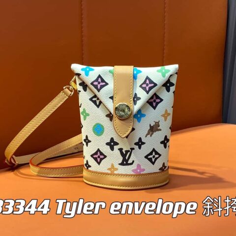 【原单精品】M83344白彩 变码芯片版 男包薯条包系列 Tyler envelope 斜挎包 M83343 LV&Tyler联名款薯条包