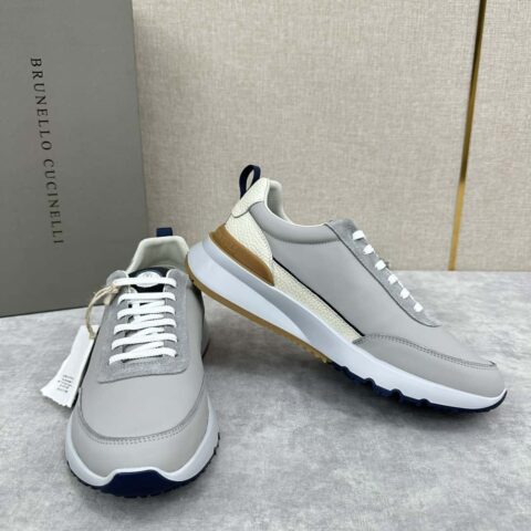 💋💍BC新品 Brunello Cucinell* 混色针织低帮运动鞋