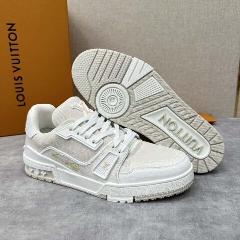 💋💍L家新品 L*V ～ 新款TRAINER 系列运动鞋（牛仔布）1AC689