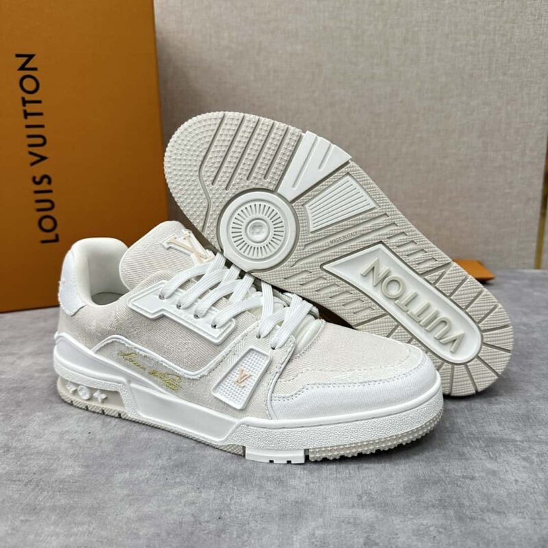 💋💍L家新品 L*V ～ 新款TRAINER 系列运动鞋（牛仔布）1AC689