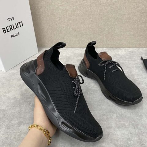 💋💍Berlut* 布鲁提新品 Shadow飞织运动鞋